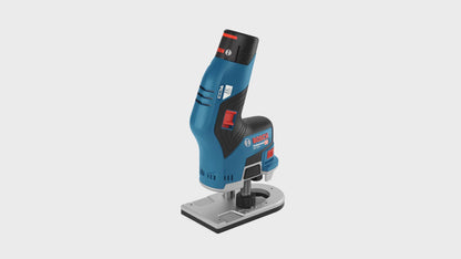 Bosch GKF 12V-8 Affleureuse sans-fil Professional en Coffret L-Boxx + 2x Batteries 3,0 Ah + Chargeur rapide  GAL 1230 CV 