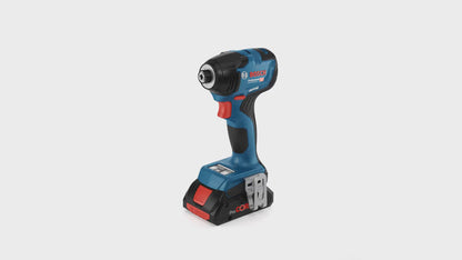 Bosch GDR 18V-210 C Professional Akku Drehschlagschrauber 18 V 210 Nm 1/4" ( 06019J0102 ) + 2x ProCORE Akku 4,0 Ah + Ladegerät + L-BOXX