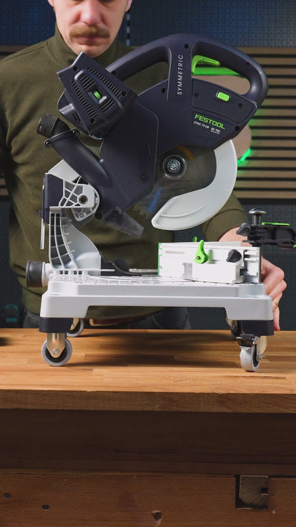 Festool SYMC 70 EB-Basic SYMMETRIC Akku Leistensäge 36 V ( 2 x 18 V ) 216 mm ( 577424 ) Solo - ohne Akku, ohne Ladegerät