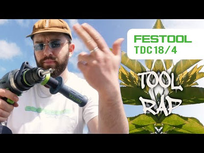 Festool TDC 18/4 5.0/4.0 I-Plus perceuse-visseuse sans fil 18 V 75 Nm (577649) sans balais + 1x batterie 4,0 Ah + 1x batterie 5,0 Ah + chargeur + systainer