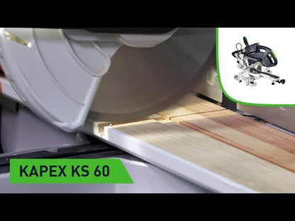 Festool KAPEX KS 60 E-Set Scie à onglets radiale avec Lame de scie ( 561728 )