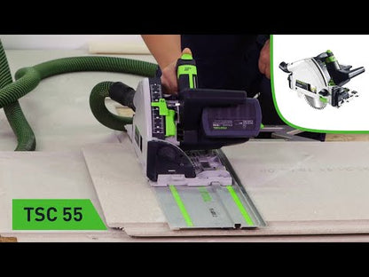 Festool TSC 55 KEB-Basic Scie plongeante sans fil 18 V / 36 V (2x 18 V) 160 mm Brushless (576712) + Systainer - sans batterie, sans chargeur (successeur à 201395)