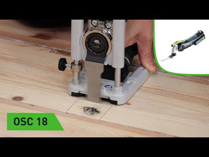 Festool VECTURO OSC 18 E-Basic Set Batería Oscilador 18 V Starlock Max (576592) Sin escobillas + Juego de accesorios de 7 piezas + Systainer - sin batería, sin cargador (sucesor de 574849)