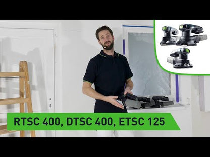 Festool RTSC 400 3.0 I-Plus batería slide 18 V 80 x 130 mm sin escobillas (577686) + 2x batería 3.0 Ah + cargador + systainer