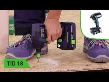 Festool TID 18 HPC 4,0 I-Plus Akku Schlagschrauber 18V 180Nm 1/4" ( 576482 ) + 2x Akku 4,0Ah HighPower + Ladegerät