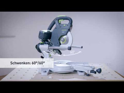 Festool KAPEX KS 60 E-Set Scie à onglets radiale avec Lame de scie ( 561728 )