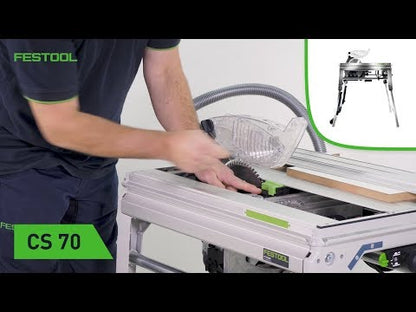 Festool CS 70 EG PRECISIO Scie semi-stationnaire ( 574778 ) 2100 W 225 mm avec lame de scie et butée angulaire