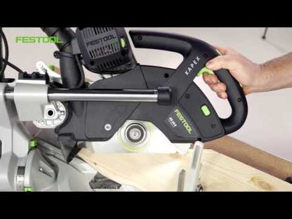 Festool KAPEX KS 60 E - UG - Set XL Scie à onglets radiale avec Festool UG-KA-KS 60 Set Châssis de transport ( 574789 )