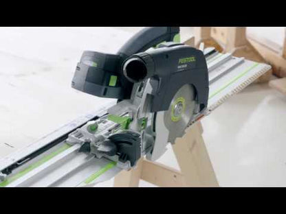 Festool HKC 55 5.0 EBI-Set-FSK 420 sierra circular de mano inalámbrica 18 V 160 mm sin escobillas (577675) + 2x batería 5.0 Ah + cargador + riel de corte transversal + systainer