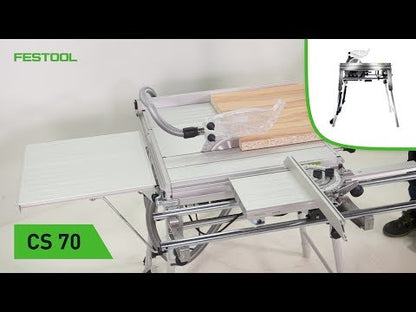 Festool CS 70 EBG PRECISIO Scie semi-stationnaire ( 574776 ) 2100 W 225 mm avec kit d'aspiration et pare-éclat