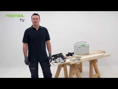 Festool HKC 55 5,0 EBI-Set-FSK 420 Akku Handkreissäge 18 V 160 mm Brushless ( 577675 ) + 2x Akku 5,0 Ah + Ladegerät + Kappschiene + Systainer