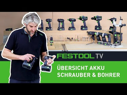 Festool TPC 18/4 I-Basic Perceuse-visseuse à percussion sans fil 75 Nm Brushless 18 V + Coffret Systainer - sans batterie, sans chargeur (575604)