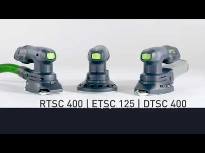 Festool ETSC 125 3,0 I-Plus Akku Exzenterschleifer 18 V 125 mm Brushless ( 577694 ) + 2x Akku 3,0 Ah + Ladegerät + Systainer