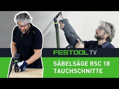 Scie sabre sans fil Festool RSC 18 5.0 EB-Plus 18 V sans balais (576948) + 2x batteries rechargeables 5,0 Ah + chargeur + Systainer