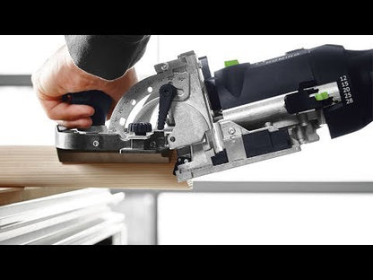 Festool DF 500 Q-Set Fraiseuse 420W 4 - 10mm + Butée pour lame + Butée transversale + Coffret Systainer - (576420) Successeur de 57442