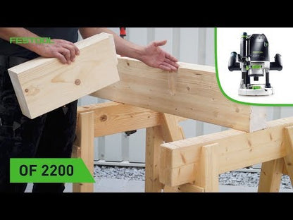 Festool OF 2200 EB-Plus Défonceuse 2200W 6-12,7mm + Coffret Systainer (576215)